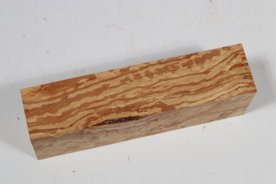 Knife Block Hornbeam spalted - Hainb0186