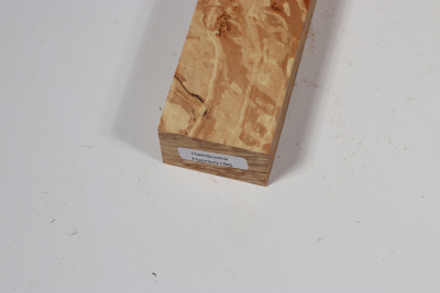 Knife Block Hornbeam spalted - Hainb0186