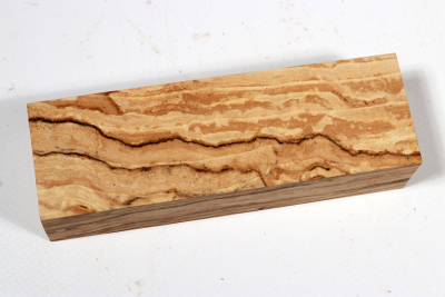 Messergriffblock Hainbuche gestockt - Hainb0190