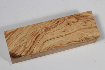 Knife Block Hornbeam spalted - Hainb0195