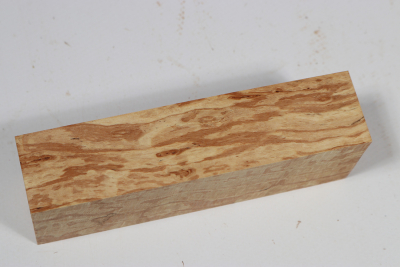 Knife Block Hornbeam spalted - Hainb0197