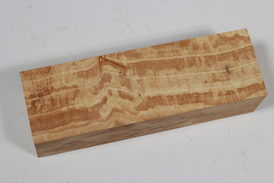 Knife Block Hornbeam spalted - Hainb0198