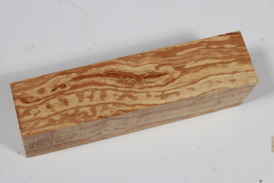 Knife Block Hornbeam spalted - Hainb0198