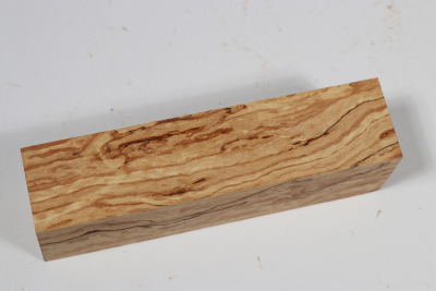 Knife Block Hornbeam spalted - Hainb0199