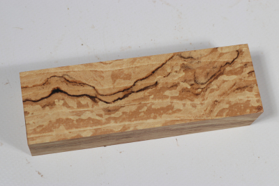 Knife Block Hornbeam spalted - Hainb0199