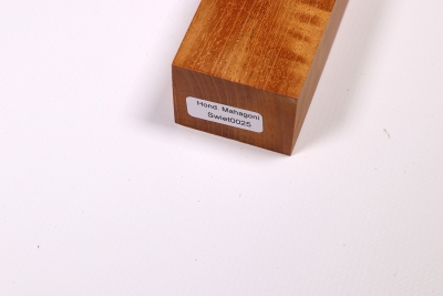 Messergriffblock Honduras Mahagoni / Swietenia curly - Swiet0025