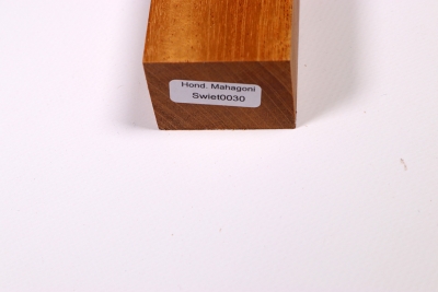 Messergriffblock Honduras Mahagoni / Swietenia curly - Swiet0030