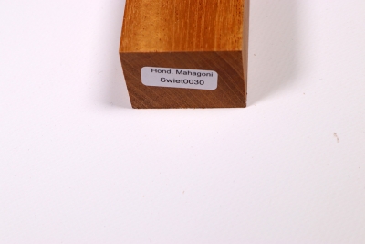 Knife Block Honduran Mahogany / Swietenia curly - Swiet0030