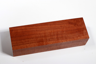 Knife Block Honduran Mahogany / Swietenia curly - Swiet0074