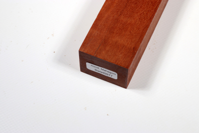 Knife Block Honduran Mahogany / Swietenia curly - Swiet0077