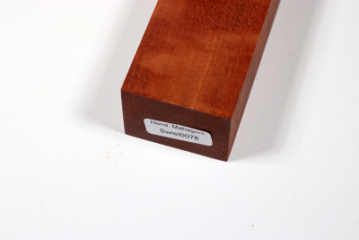 Knife Block Honduran Mahogany / Swietenia curly - Swiet0078