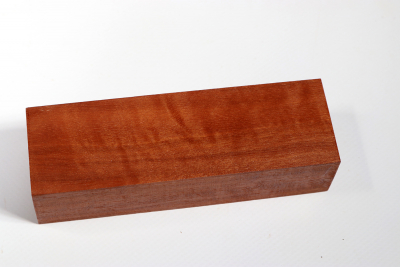 Knife Block Honduran Mahogany / Swietenia curly - Swiet0079