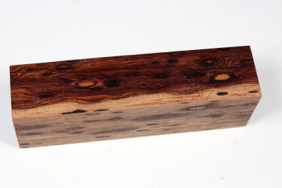 Messergriffblock Honduras Palisander Birdseye - HonPa0191