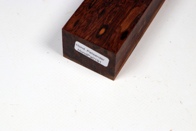 Messergriffblock Honduras Palisander Birdseye - HonPa0191