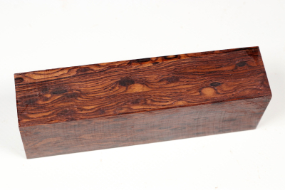 Knife Block Honduran Rosewood Birdseye  - HonPa0201