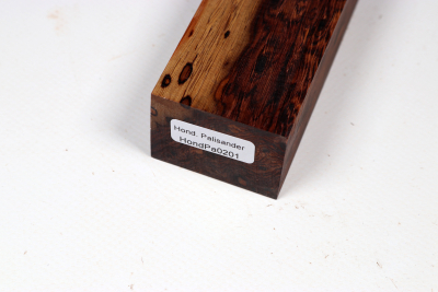 Knife Block Honduran Rosewood Birdseye  - HonPa0201