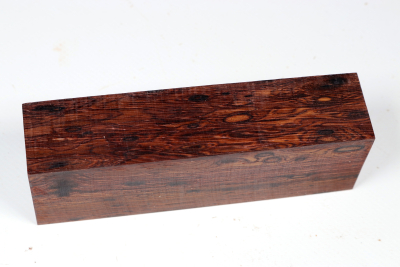 Knife Block Honduran Rosewood Birdseye  - HonPa0202