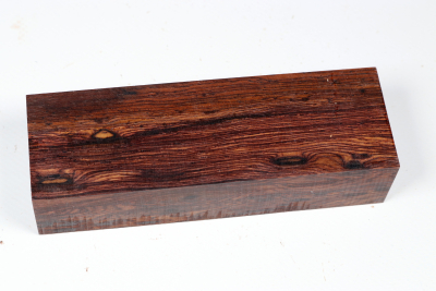 Knife Block Honduran Rosewood Birdseye  - HonPa0204