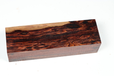Knife Block Honduran Rosewood Birdseye  - HonPa0205