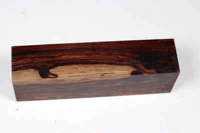Knife Block Honduran Rosewood Birdseye  - HonPa0205