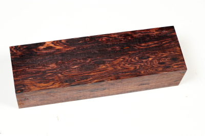 Knife Block Honduran Rosewood Birdseye  - HonPa0207