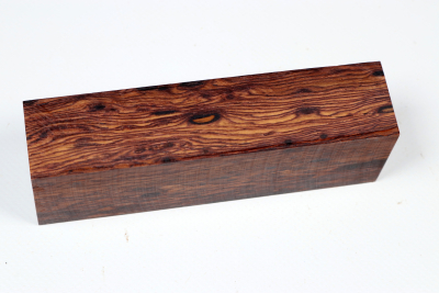 Knife Block Honduran Rosewood Birdseye  - HonPa0207