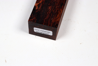 Knife Block Honduran Rosewood Birdseye  - HonPa0207