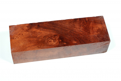 Knife Block Honduran Rosewood Burl - HonPaM0077