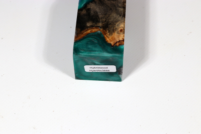 Messergriffblock HybridWood Buckeye Burl stabilisiert - HybrWo3666