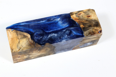 Messergriffblock HybridWood Buckeye Burl stabilisiert - HybrWo3673