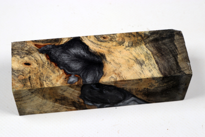 Messergriffblock HybridWood Buckeye Burl stabilisiert - HybrWo4107