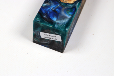 Messergriffblock HybridWood Buckeye Burl stabilisiert - HybrWo4109