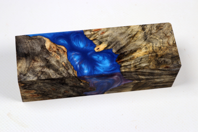 Messergriffblock HybridWood Buckeye Burl stabilisiert - HybrWo4110