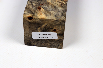 Messergriffblock HybridWood Buckeye Burl stabilisiert - HybrWo4110