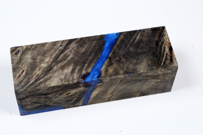Messergriffblock HybridWood Buckeye Burl stabilisiert - HybrWo4114