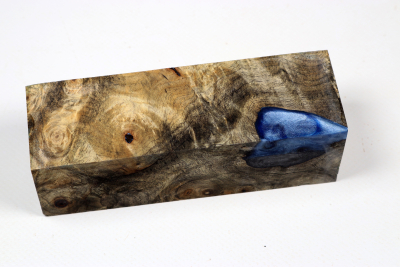 Messergriffblock HybridWood Buckeye Burl stabilisiert - HybrWo4117