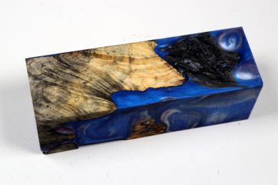 Messergriffblock HybridWood Buckeye Burl stabilisiert - HybrWo4138