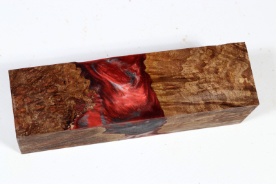 Messergriffblock HybridWood Chechen Maser stabilisiert - HybrWo3778