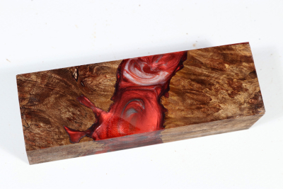 Messergriffblock HybridWood Chechen Maser stabilisiert - HybrWo3778
