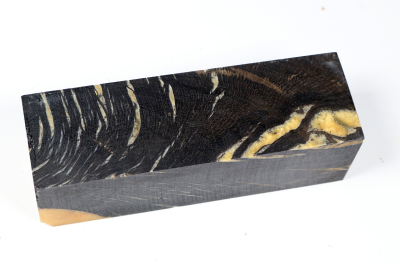 Knife Blank HybridWood Bog Oak - HybrWo4174
