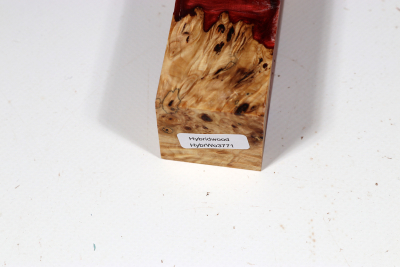 Messergriffblock HybridWood Rosskastanie Maser stabilisiert - HybrWo3771