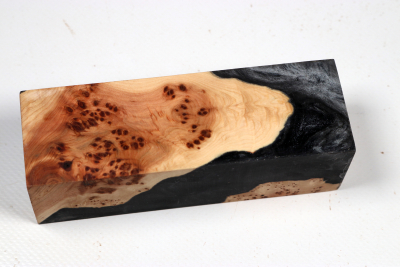 Knife Blank HybridWood Juniper Burl - HybrWo4192