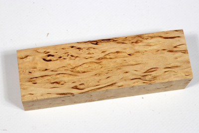 Messergriffblock Karelische Maserbirke - KarMB2487