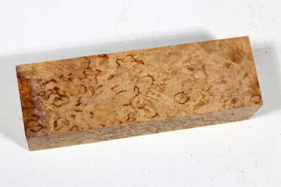 Messergriffblock Karelische Maserbirke - KarMB2599