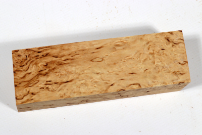 Messergriffblock Karelische Maserbirke - KarMB2607