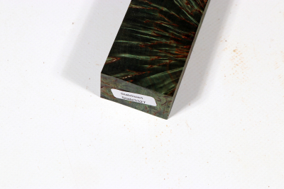 Knife Blank Karelian Masurbirch X-Cut green stabilized - Stabi3327
