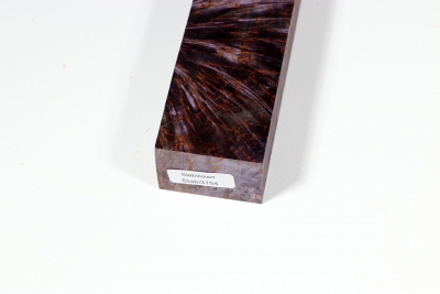 Messergriffblock Karelische Maserbirke X-Cut violett stabilisiert - Stabi3154