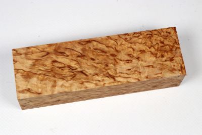Knife Blank Karelian Masurbirch stabilized - Stabi3440