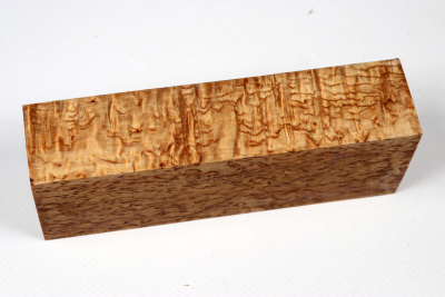 Knife Blank Karelian Masurbirch stabilized - Stabi3441