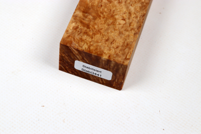 Knife Blank Karelian Masurbirch stabilized - Stabi3441